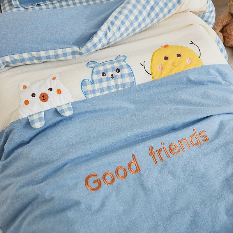 幼儿园被子三件套儿童午t托班六件套午睡被褥宝宝入园床品春夏,婴童用品,婴童床品套件,淘宝优惠券,粉丝福利购,淘宝优惠卷