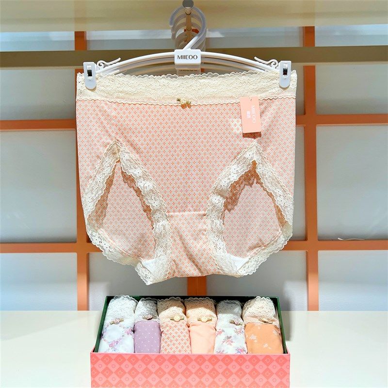 秘语新款女士内裤小森林的夏s锦丝螺纹中腰高弹61825/6826/61825,女士内衣/男士内衣/家居服,女三角裤,淘宝优惠券,粉丝福利购,淘宝优惠卷