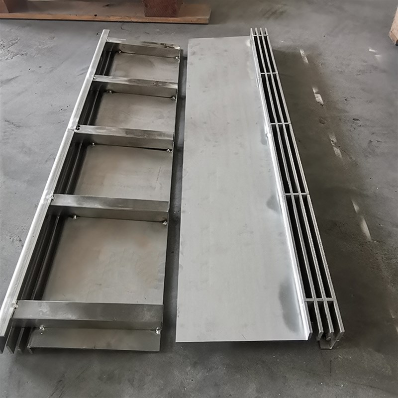 定制304不锈钢线性排水沟盖板 隐形槽线型线形下水道隐形地沟盖板