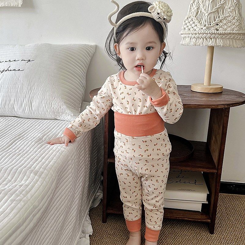 秋冬婴儿无骨高腰秋衣宝宝护肚裤纯棉儿童内衣男女童保暖红色套装,童装/婴儿装/亲子装,内衣套装,淘宝优惠券,粉丝福利购,淘宝优惠卷