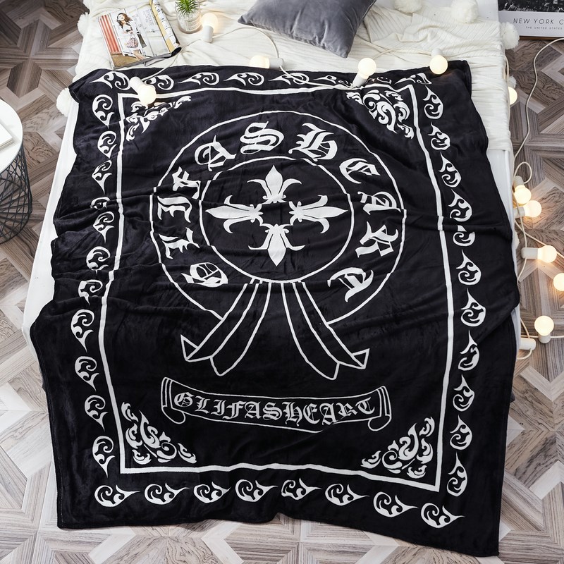 网红毛毯个性老虎头学生宿舍盖毯法莱绒空调毯子珊瑚绒毯休闲毯