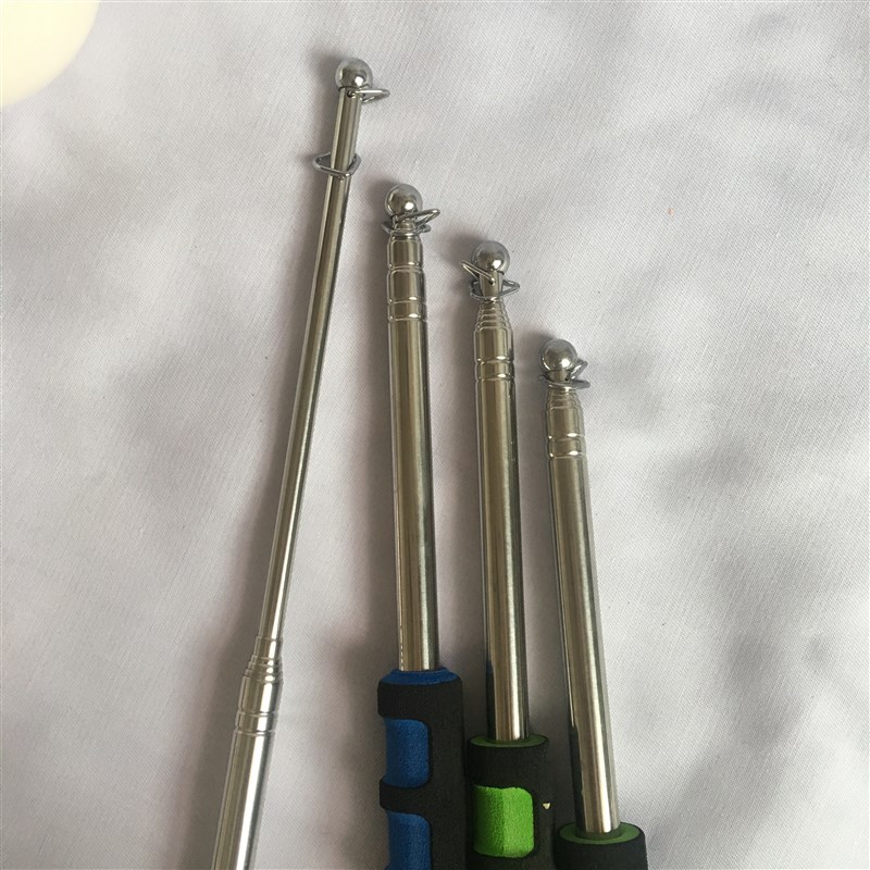 不锈钢旗杆户外手持向导旗杆导游春游小旗杆伸缩拉伸杆