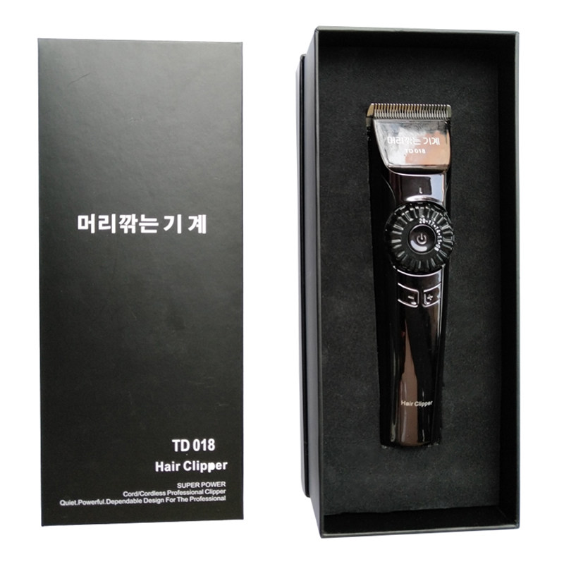 发廊钨钢刀头电推剪液晶显示充电式两档加速理发器发型师美发推子