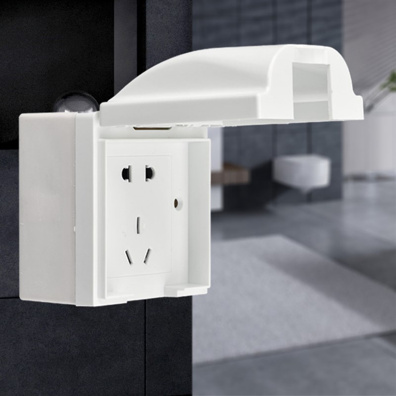 86型明装防水插座卫生间浴室五孔插座防溅盒户外电源防雨防水罩盖