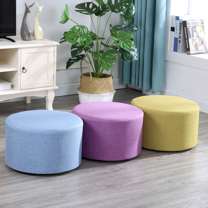 小凳子时尚家用实木沙发凳创意小板凳坐墩成人换鞋凳客厅布艺矮凳