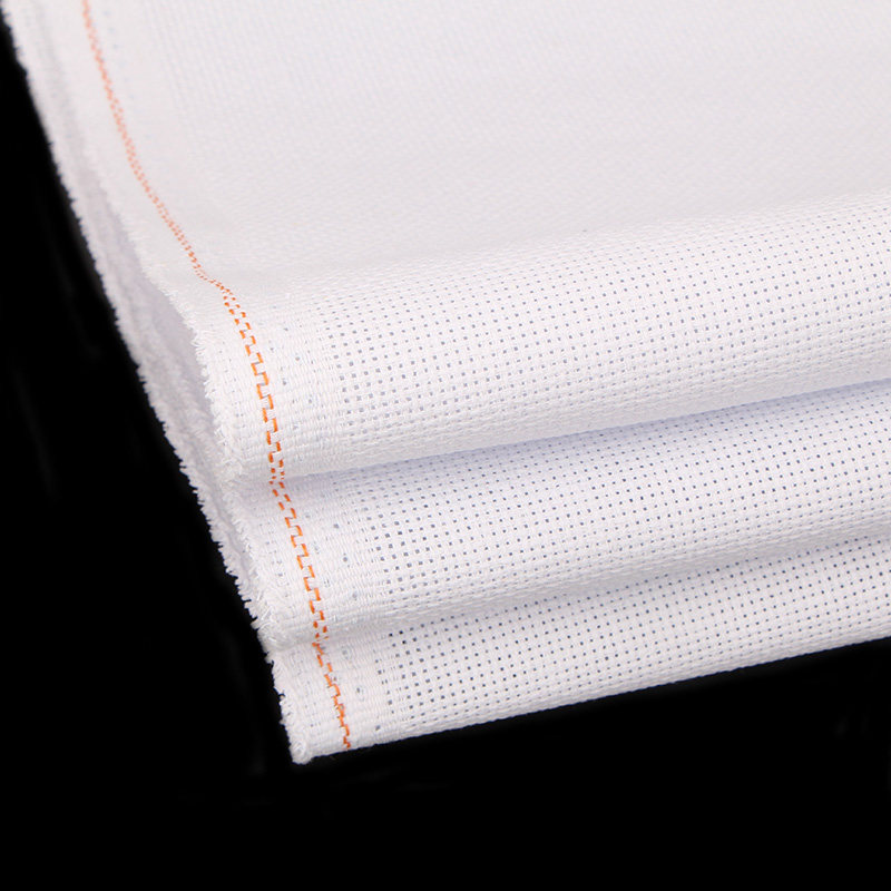 十字绣绣布14ct小格可做鞋垫布料白色2股线面料(3片特惠)