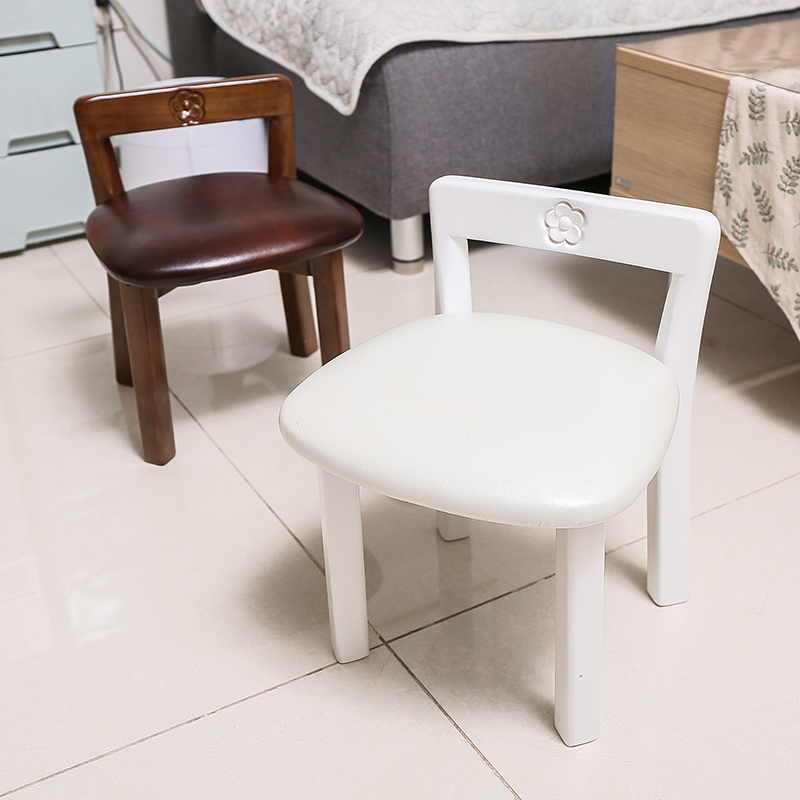 小凳子家用靠背椅客厅茶几沙发矮凳儿童小板凳大人实木换鞋凳北欧