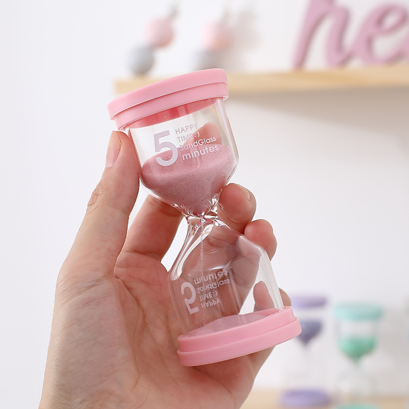 沙漏计时器儿童刷牙时间3/5/10/30/60分钟半一小时开学礼物流沙瓶
