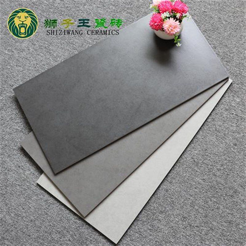 灰色水泥砖仿古砖阳台瓷砖地砖厨房卫生间室内墙砖300X6.00黑白砖