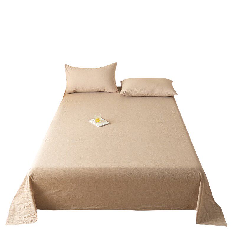 2024新款全i棉水洗棉床单单件100宿舍单双人床被单枕套三件套,床上用品,床单,淘宝优惠券,粉丝福利购,淘宝优惠卷