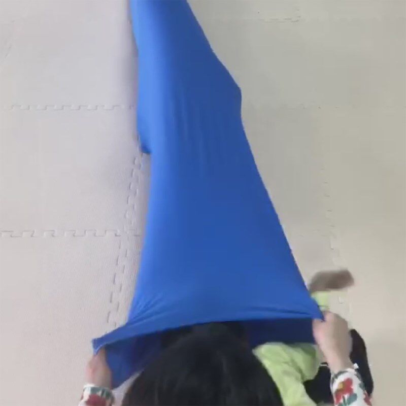魔袋弹力爬行隧道儿童感统训练幼B儿园钻爬筒莱卡布造型魔术袋器