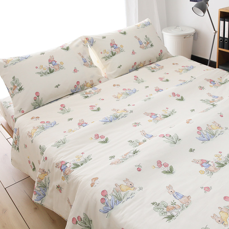 小兔乐园100被套单件150x200学生宿舍J单双人1.5米200公寓被罩,床上用品,被套,淘宝优惠券,粉丝福利购,淘宝优惠卷