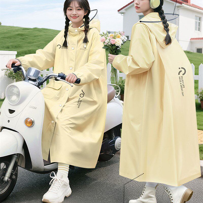 2025新款雨衣长款全身防暴雨成人外穿女单人Q电动车骑行加厚雨披
