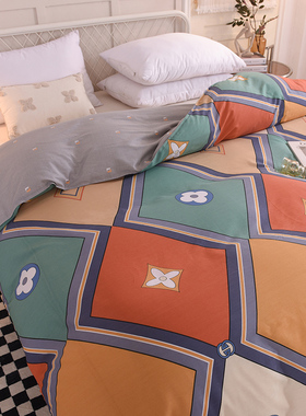被套单件全棉被罩单人卡通被单150x200Lx230双人春秋夏被芯套
