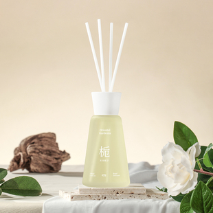 初互 栀子花香薰清新持久无火藤条扩香器卧室香氛摆件200ML