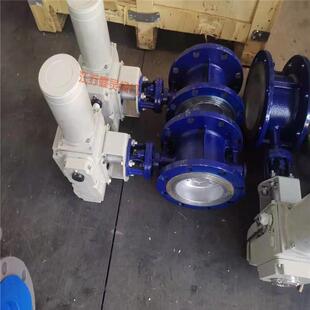 三偏心铸钢材质 DN400电动法兰硬密封蝶阀 蝶灵阀门D943H 40C