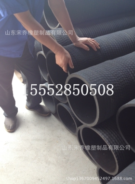 黑色橡胶钢丝波纹管173mm200mm219mm打桩机抽排泥浆橡胶管