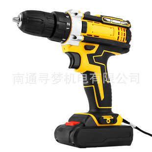 新款大功率无刷锂电手电钻多功能调速家用电动螺丝刀大扭力冲击钻