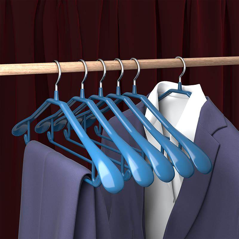 宽肩防滑衣架家用无痕晾晒挂衣架加粗加厚凉衣服架西装大衣挂钩,收纳整理,金属衣架,淘宝优惠券,粉丝福利购,淘宝优惠卷