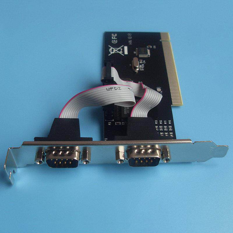 PCI转串口卡COM口9针RS232扩展卡工控卡刻字机LED屏读卡器win10/7