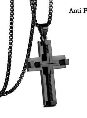 十字架项链女轻奢高级感锁骨链