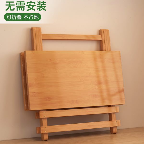 折叠桌子餐桌家用实木便携户外摆摊方桌正方形小户型简易阳台饭桌