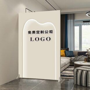 定制办公室屏风隔断客厅折叠移动卧室家用双面座屏公司美容院挡板