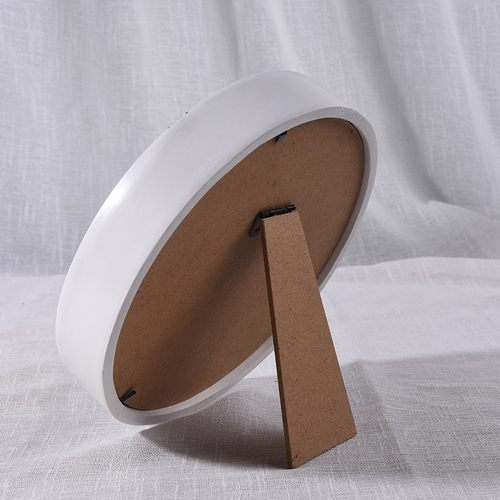 衍纸圆形相框中空立体实木相框衍纸画圆形框可摆可挂带有机玻璃板