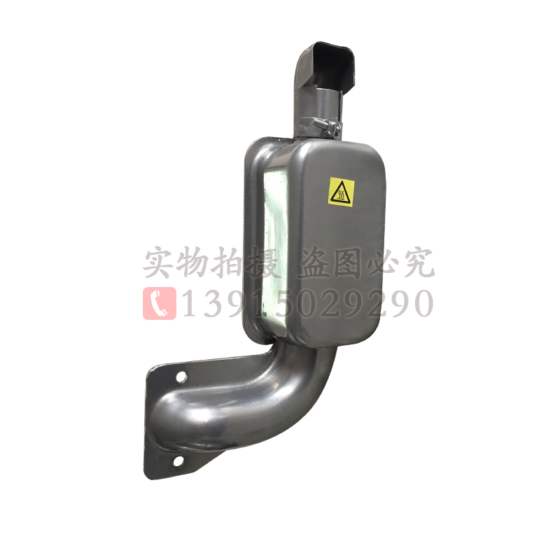 常柴单缸柴油机R176R175R180R190常发CFZ12L12消声器8 10匹排气管