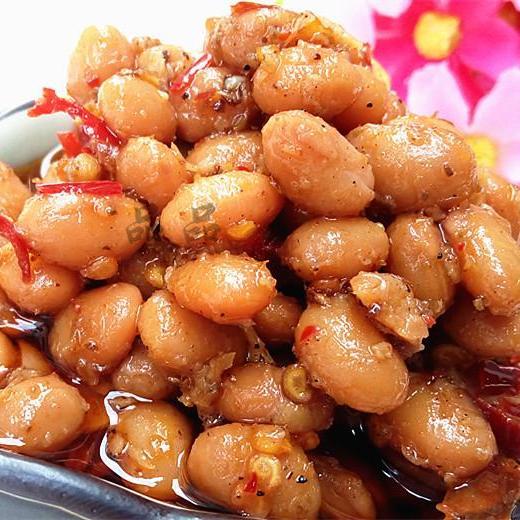 现货黄豆豉锦程腊八豆500克湖南特产美食酱豆子黄豆拌面下饭豆瓣