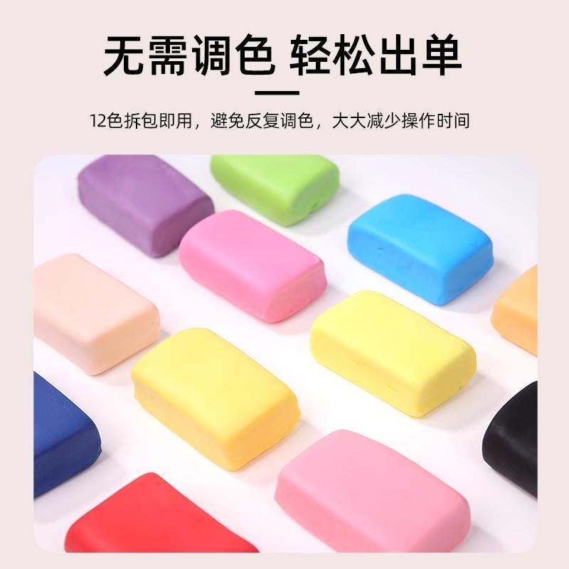 现货仙尼贝彩色翻糖膏防潮翻糖皮彩糖牌蝴蝶结蛋糕装饰烘焙翻糖干