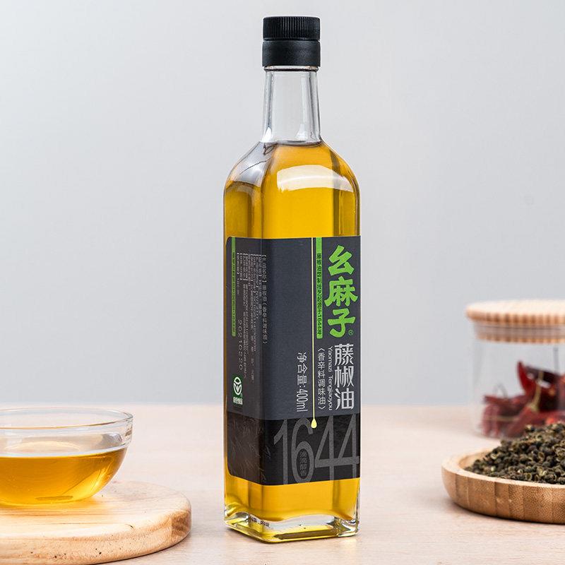 现货幺麻子藤椒油瓶装四川清香麻椒油特麻青花椒油