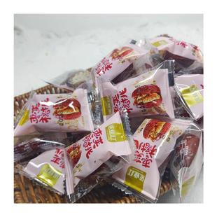 新货诺业红红枣夹核桃仁500g袋装独立包装休闲零食坚果休闲零食包