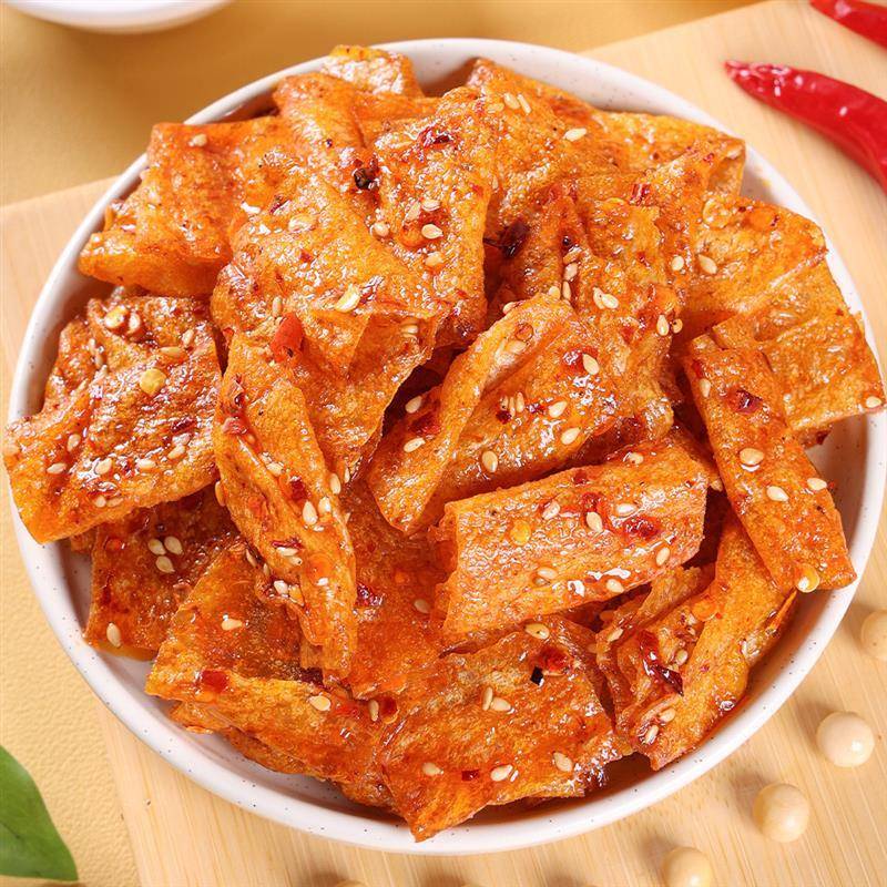 现货毛师傅麻辣豆腐皮即食美味休闲办公室短期保护网红麻辣条童年