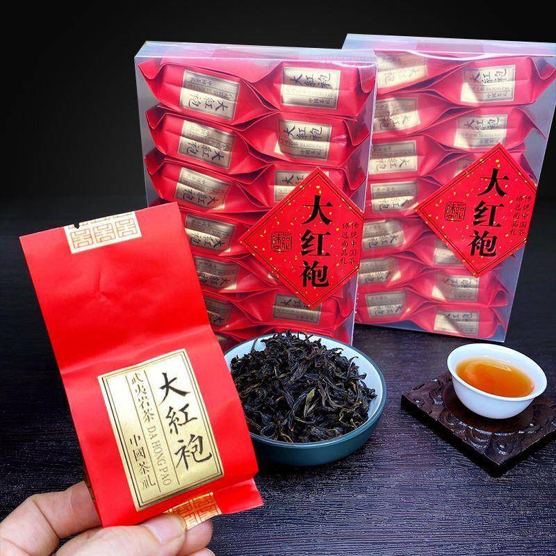 现货包邮武夷大红袍茶叶岩茶小袋包装乌龙茶浓香肉桂香大红袍茶叶