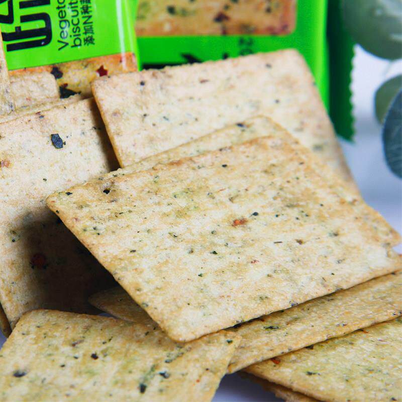 现货瑾诺有蔬饼干 干散称500g小包装蔬菜薄饼酥脆鲜香多口味休闲