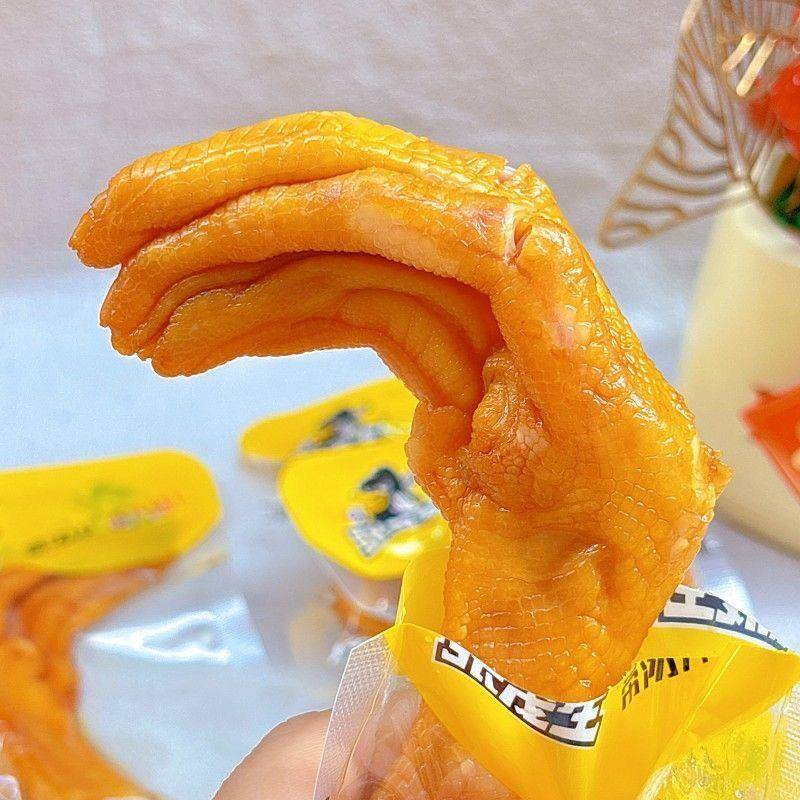 现货采购产品醋泡鸭脚,独立酱香味散装称重包,休闲食品,肉制品