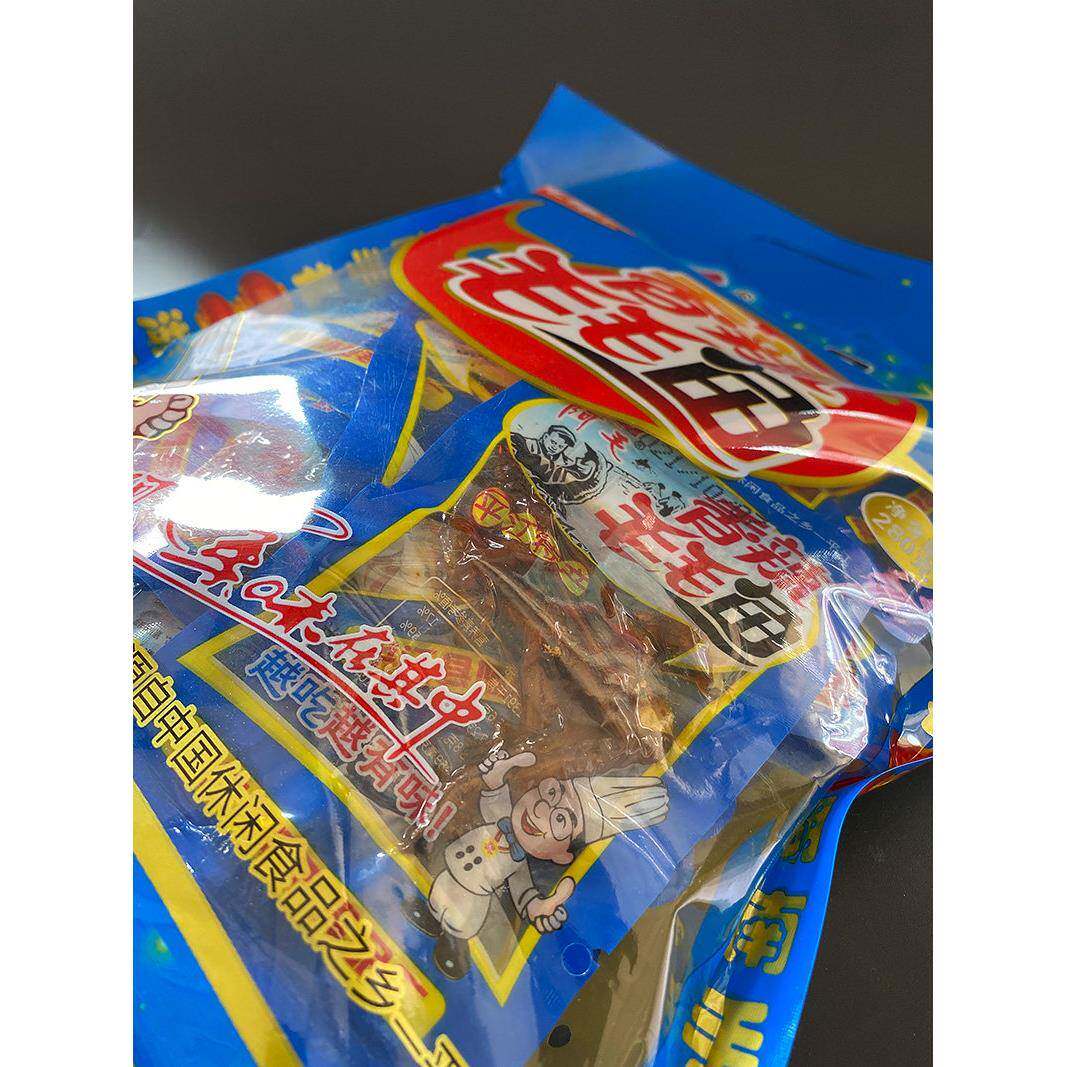 现货平江阿毛牌毛毛鱼大礼包香辣麻辣手撕鱼仔泡椒味小鱼仔有嚼劲