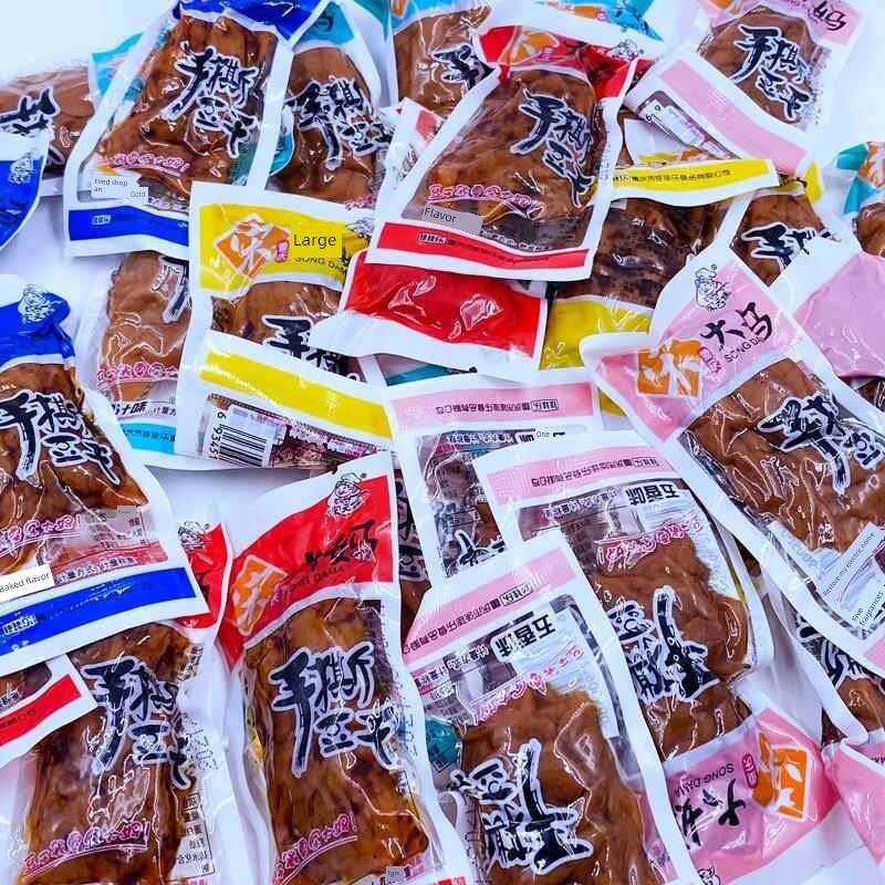 新日期宋大妈手撕豆腐干重庆散装小包装辣条素肉爆款零食豆干官方