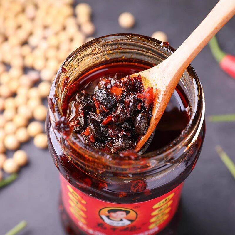 现货老干妈风味豆豉辣椒酱贵州特产下饭酱风味豆豉280g*1瓶