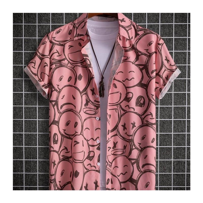 Men's Hawaiian Shirts For Men Short SleevQe 3D Printed S