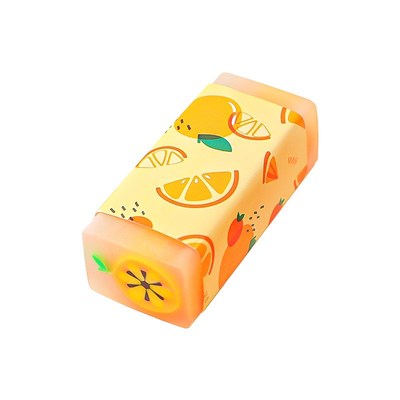 6 Pieces Cute Kawaii Creative fruit Eraser Rubber Stationery