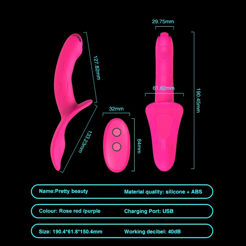 Speeds Wearable?mDouble Vibrators For Women Lesbian Couples
