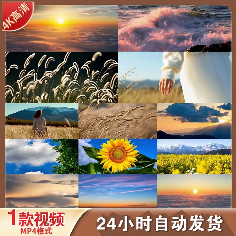 高清意境夏天唯美抽象广告意识流梦幻空镜头自然宣传片树视频素材