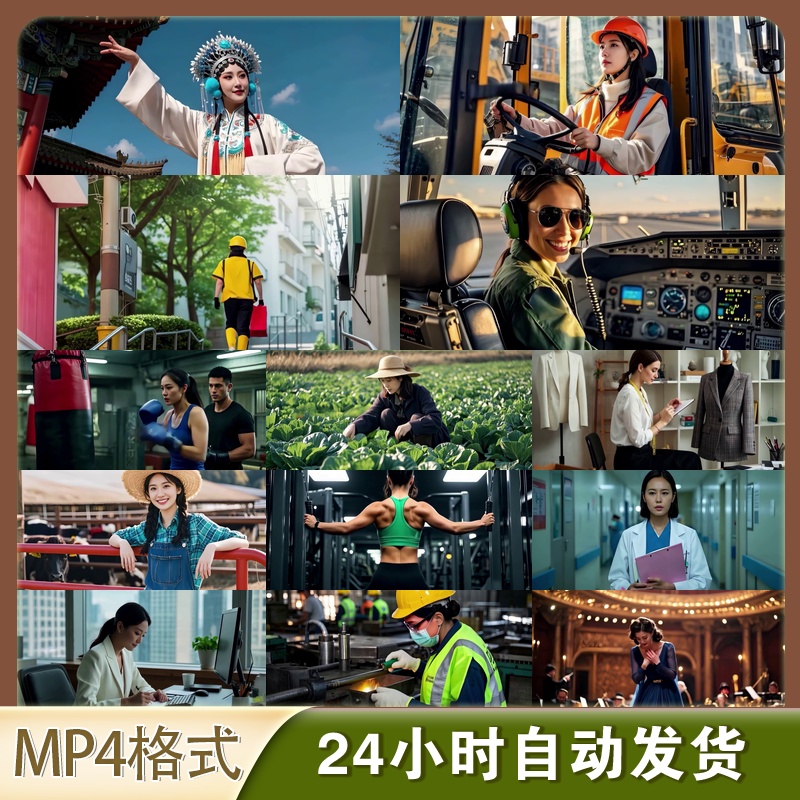 女性职业力量设计素材