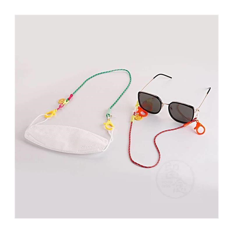 ~Smiling face color multi-purpose hanging rope bTag chain an