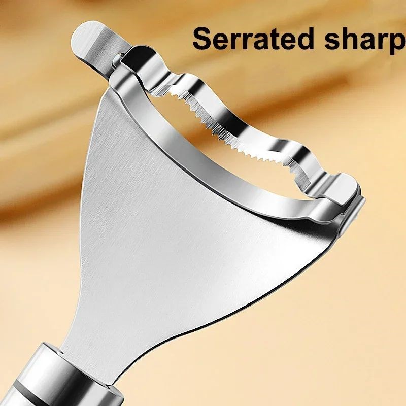 Stainless Steel Corn Peeler Serrated Corn Stripper VPeelers