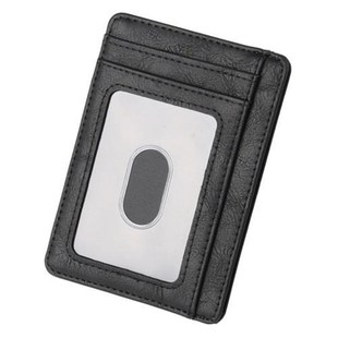 Blocking Slim Credit Leather Wallet Card RFID HoldYer Pur