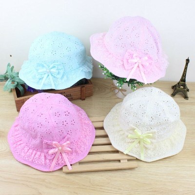 .Cute Summer Baby Girl Sun Hats Cap  Sun-pProof breathable