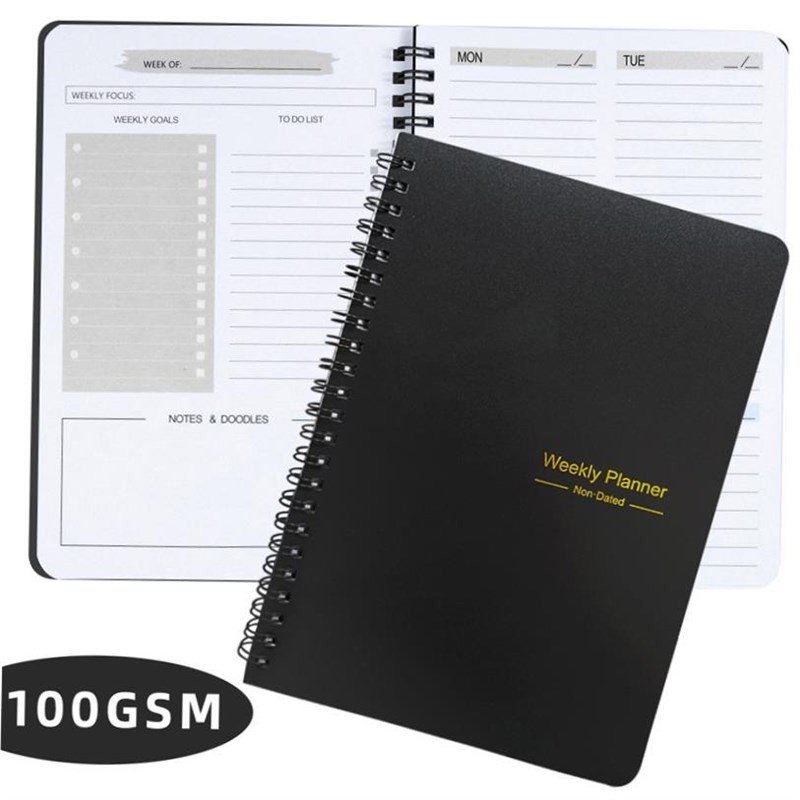 A5 Agenda Planner Notebook Diary WFeekly Planner Goal Habit